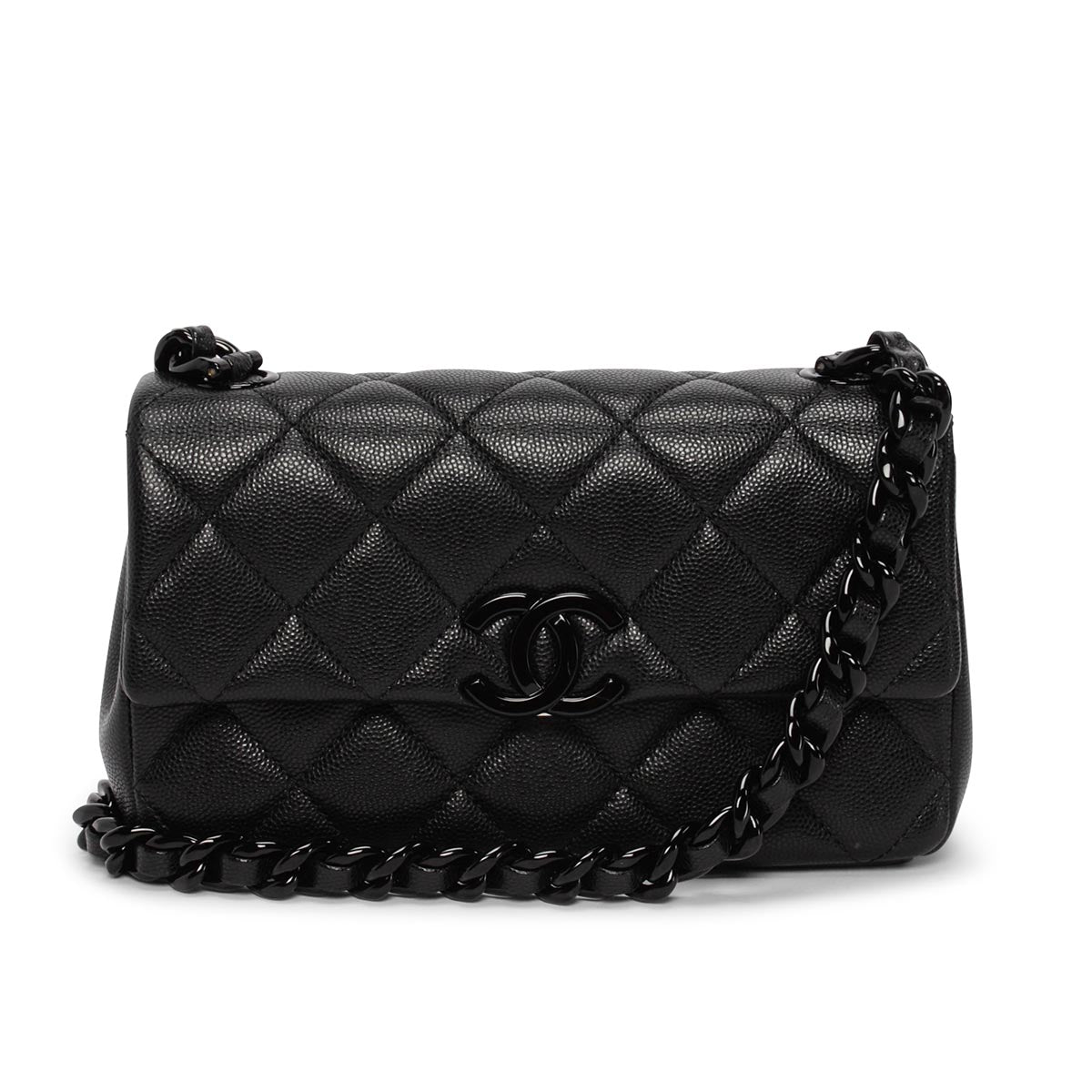 Chanel So Black Caviar My Everything Small Flap Bag