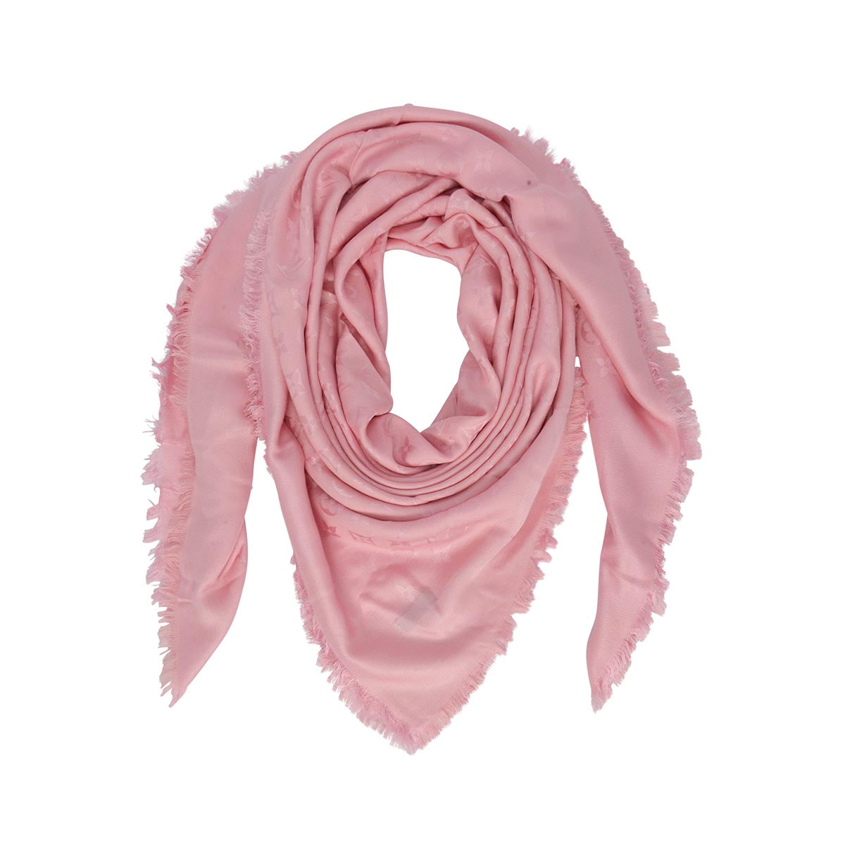 Louis Vuitton Pink Monogram Classic Shawl