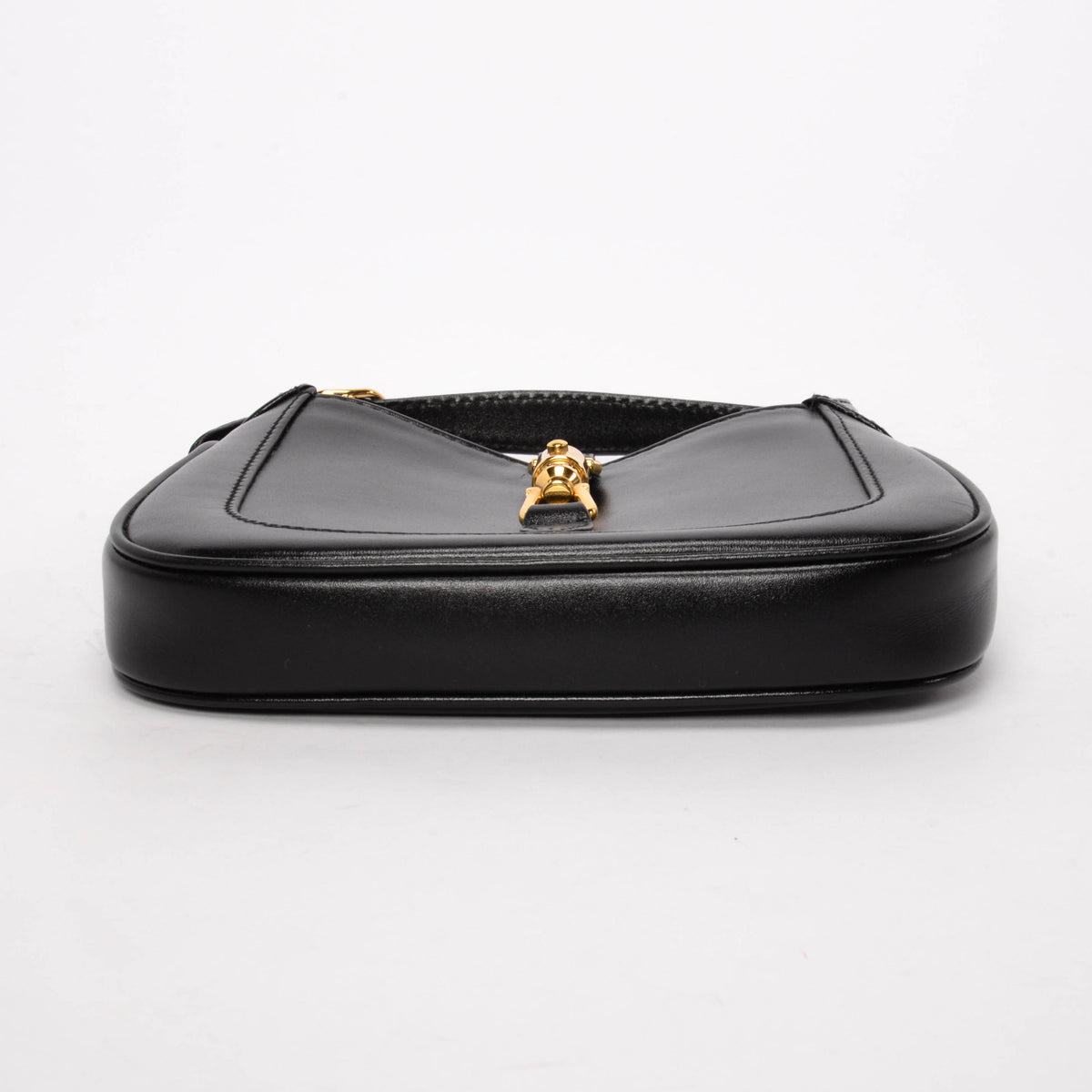 Gucci Black Calfskin 1961 Mini Jackie Bag