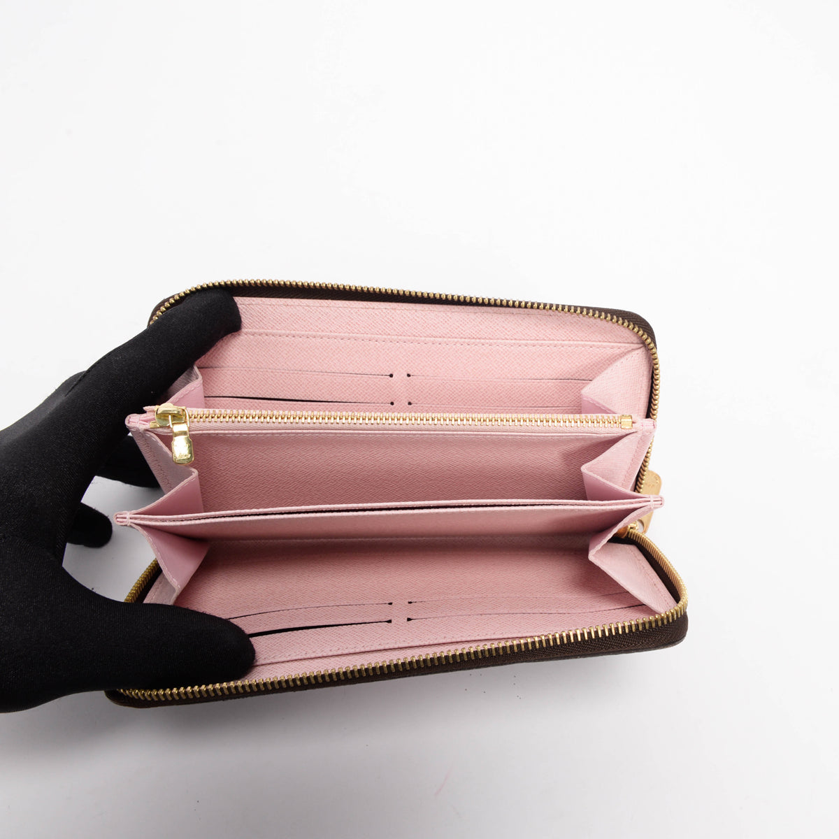 Louis Vuitton Rose Ballerine Monogram Sydney V Zippy Wallet