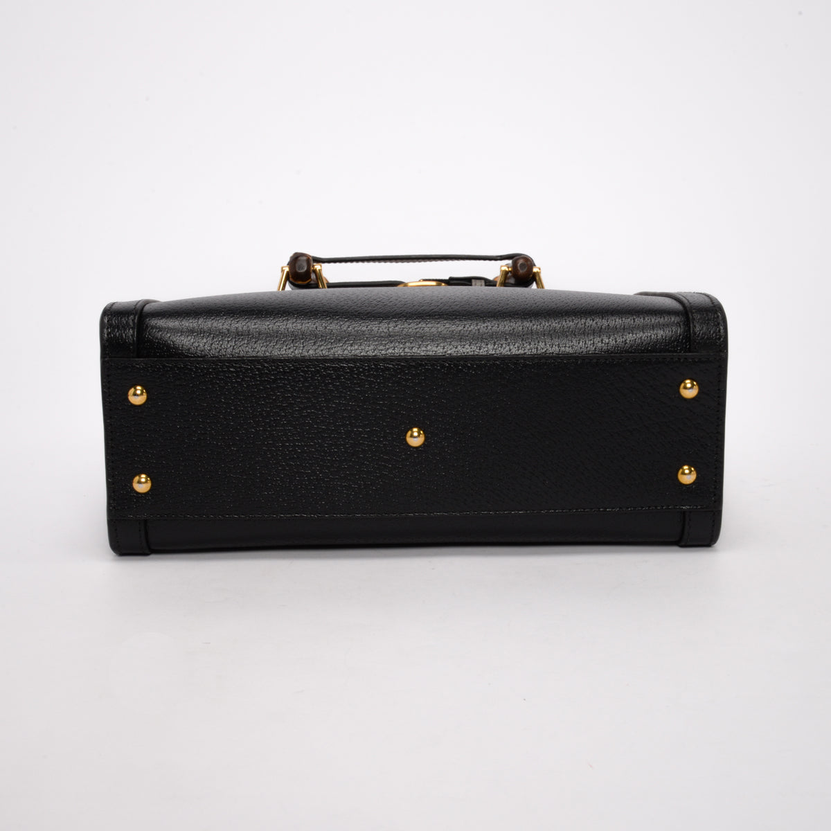 Gucci Black Dollar Calfskin Medium Diana Tote