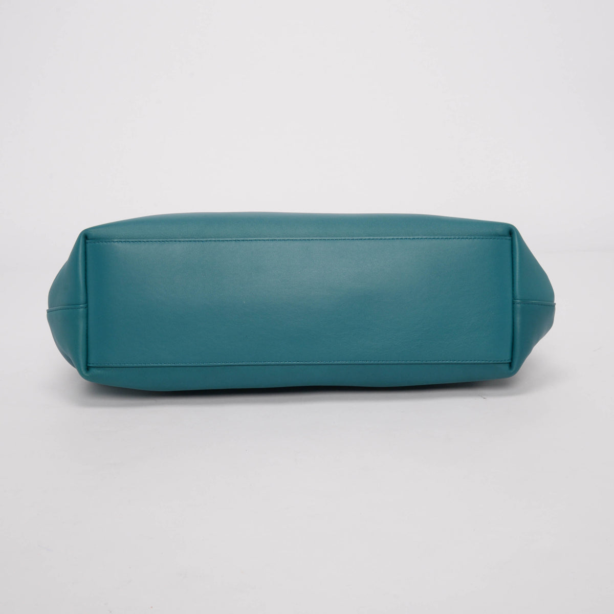 Bottega Veneta Turquoise Calfskin Medium The Point Triangle Bag