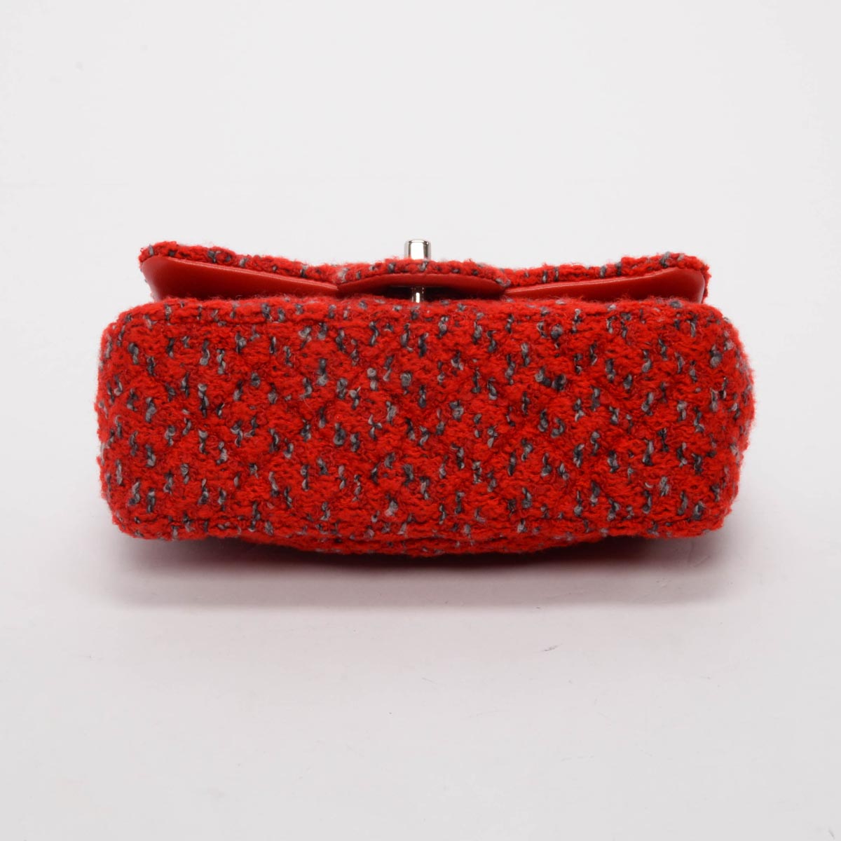 Chanel Red Tweed Classic Mini Flap Bag