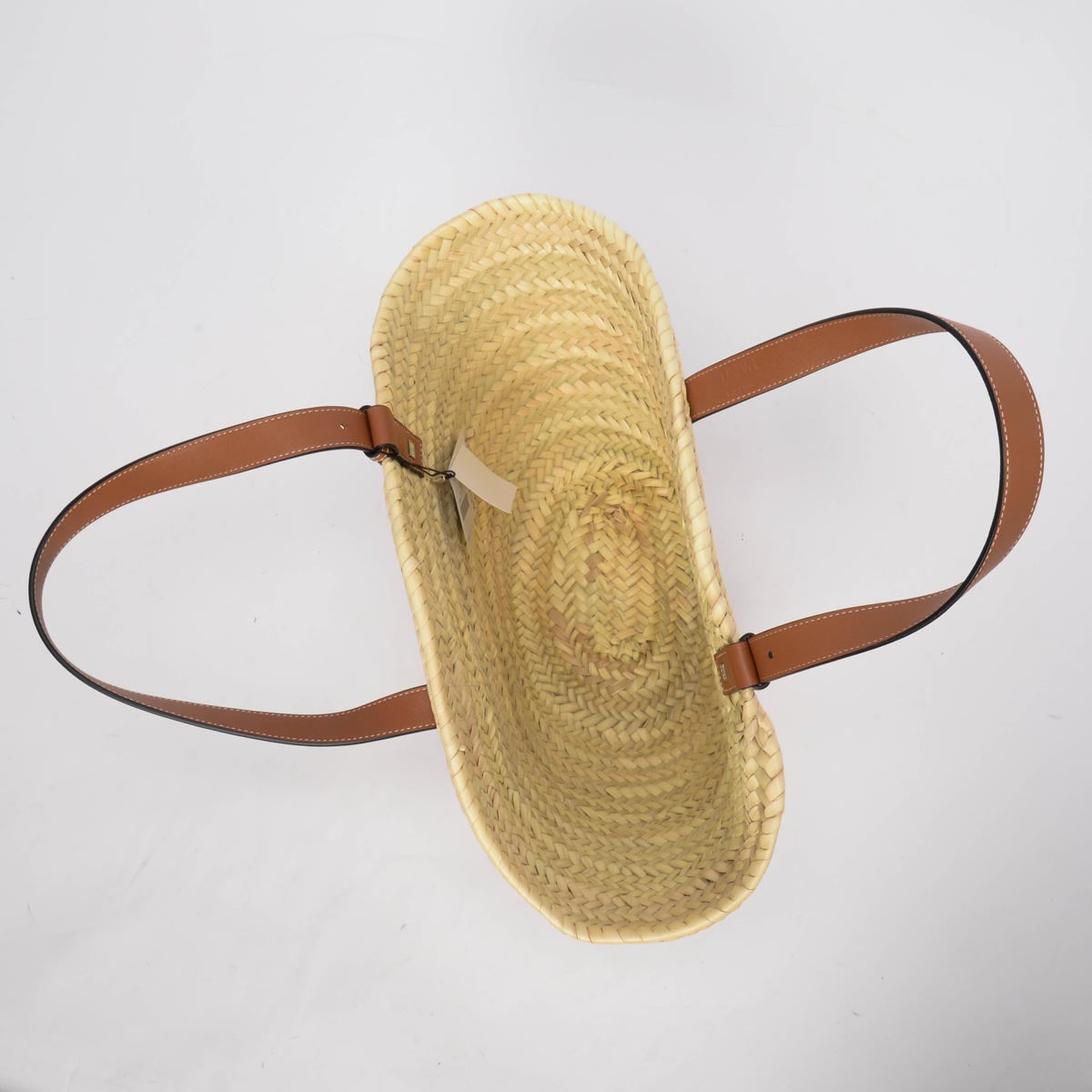 Loewe Tan Raffia Medium Basket Tote