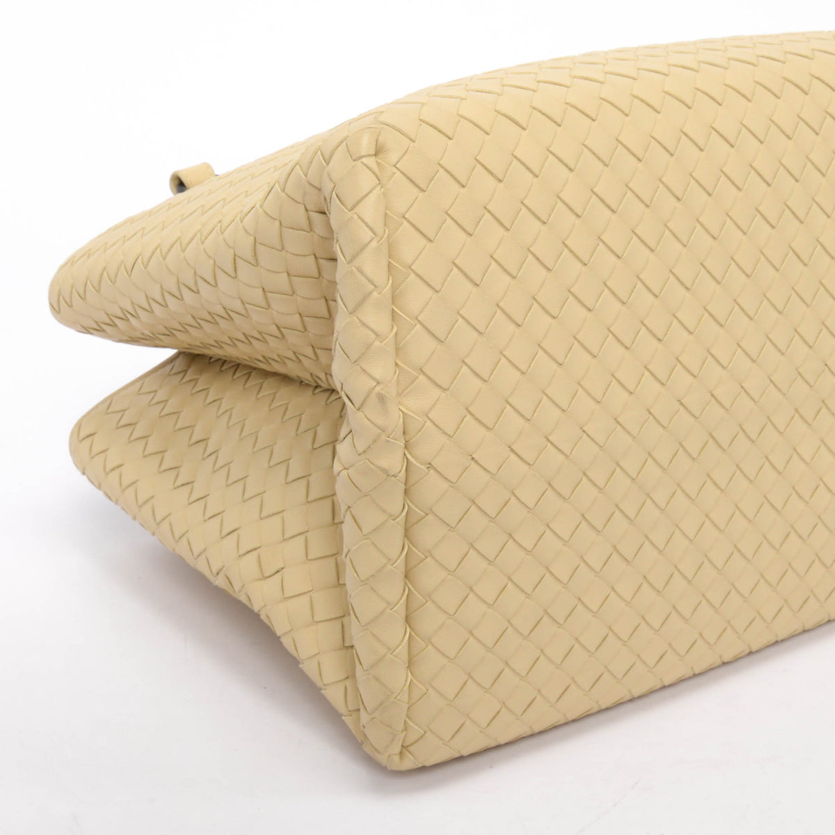 Bottega Veneta Sand Intrecciato Top Handle Document Tote
