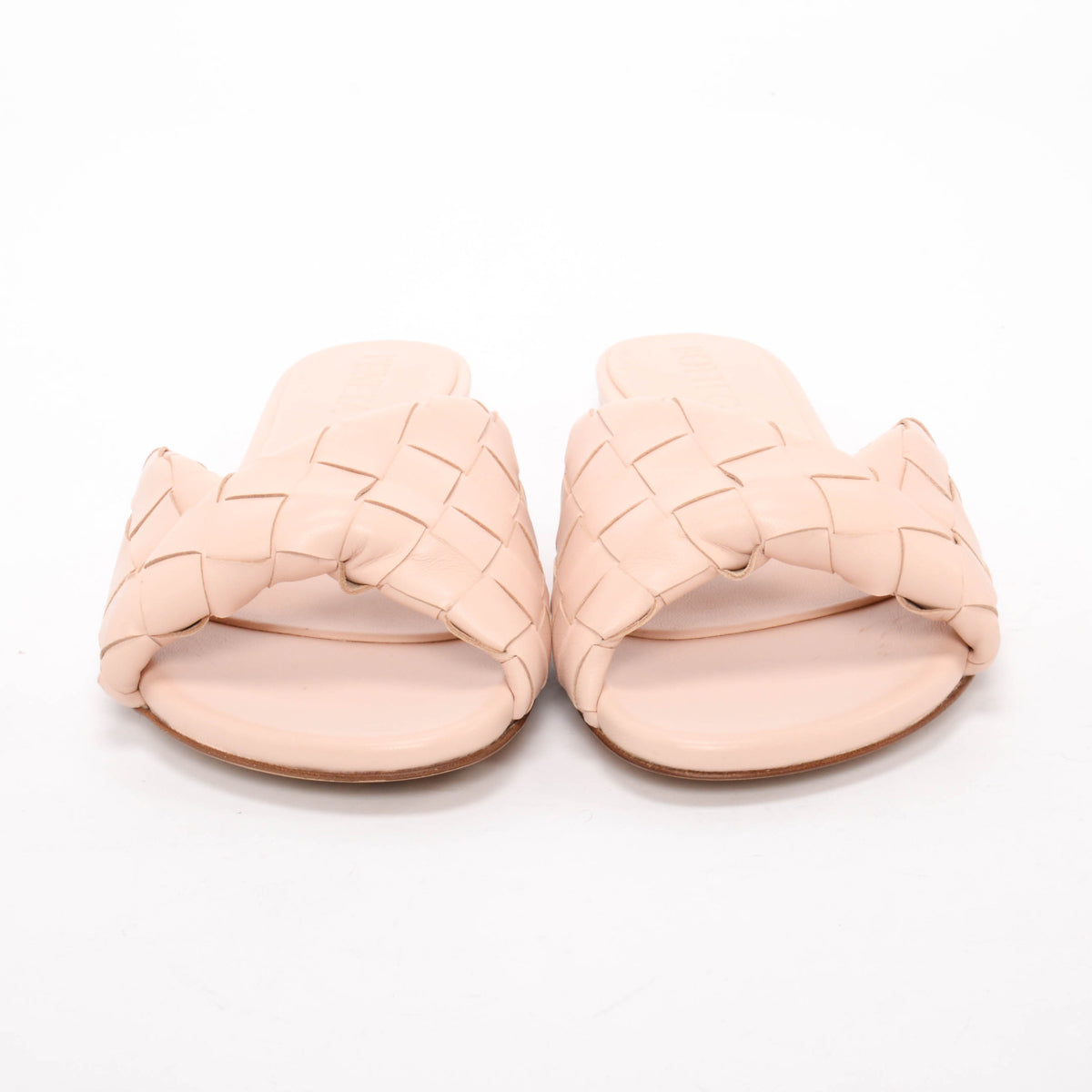 Bottega Veneta Cameo Intrecciato Blink Flat Mules 40