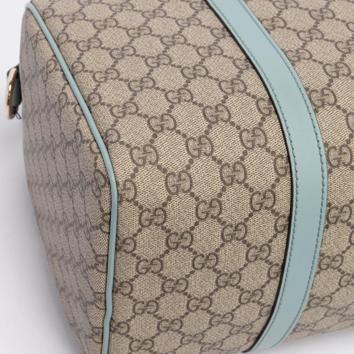 Gucci Light Blue GG Plus Monogram Joy Boston Bag