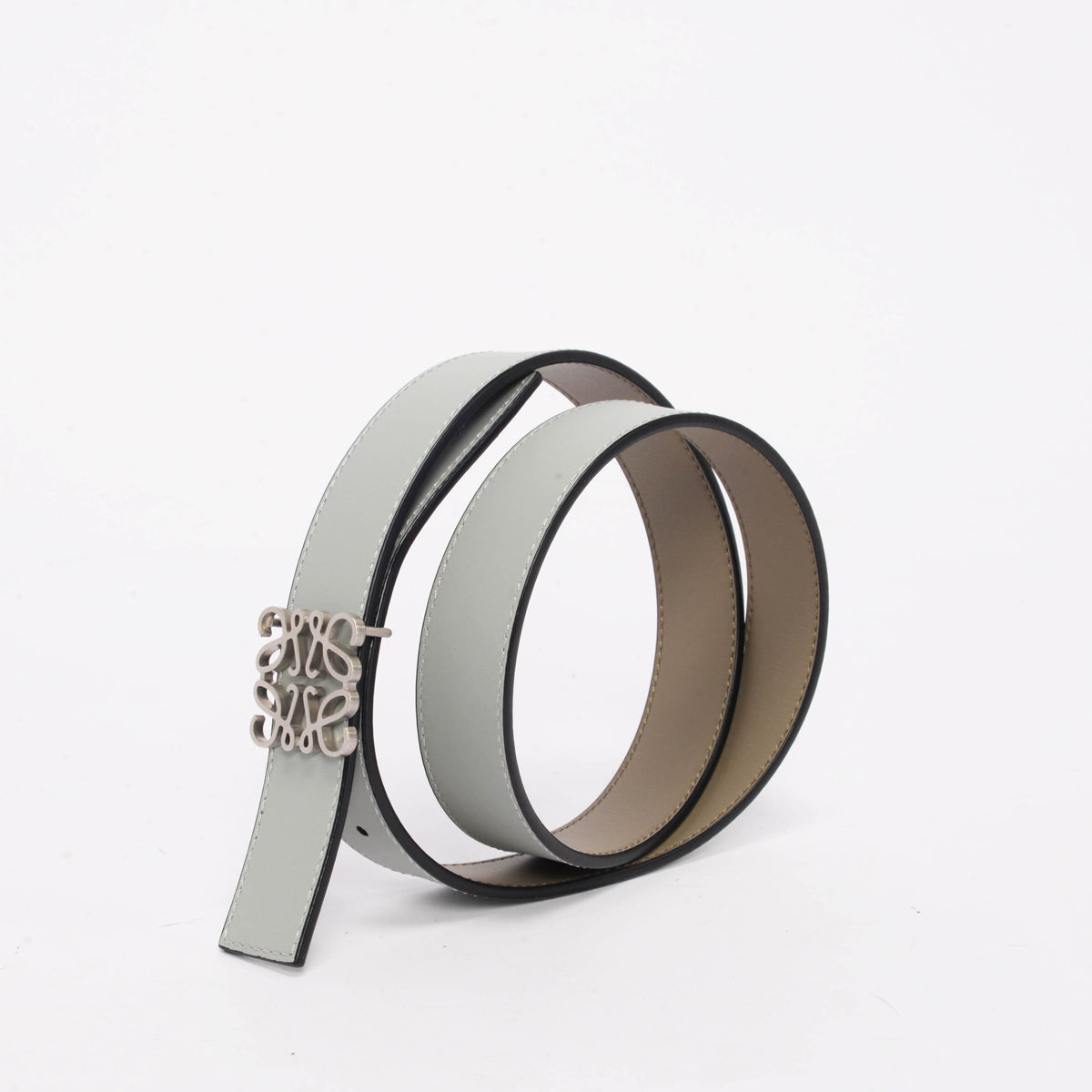 Loewe Bi-Colour Calfskin Reversible Anagram Belt