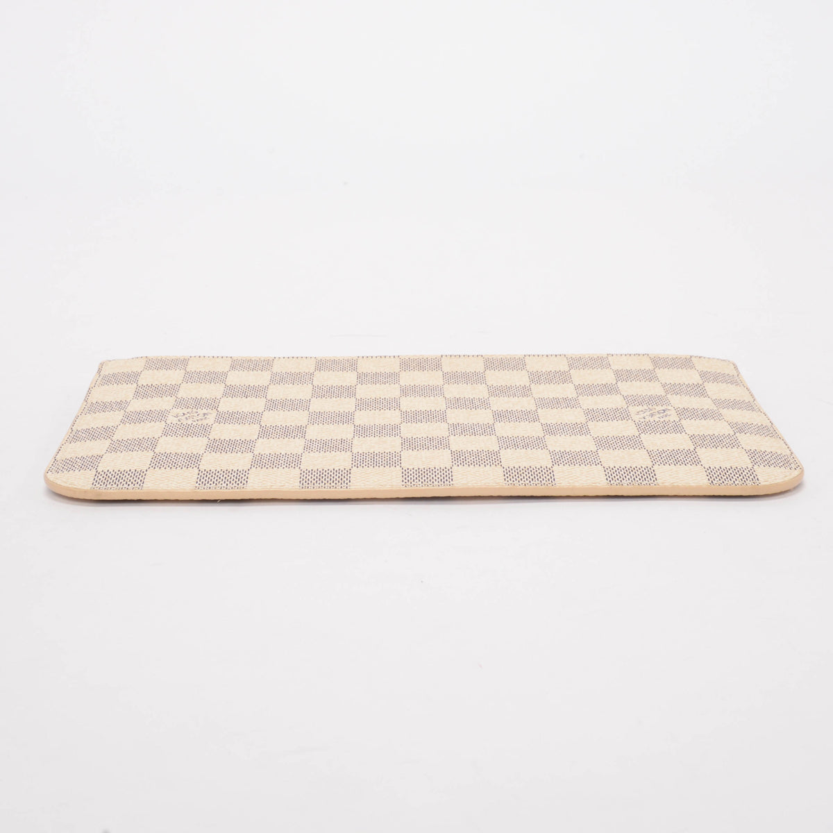 Louis Vuitton Rose Ballerine Damier Azur Neverfull Pouch