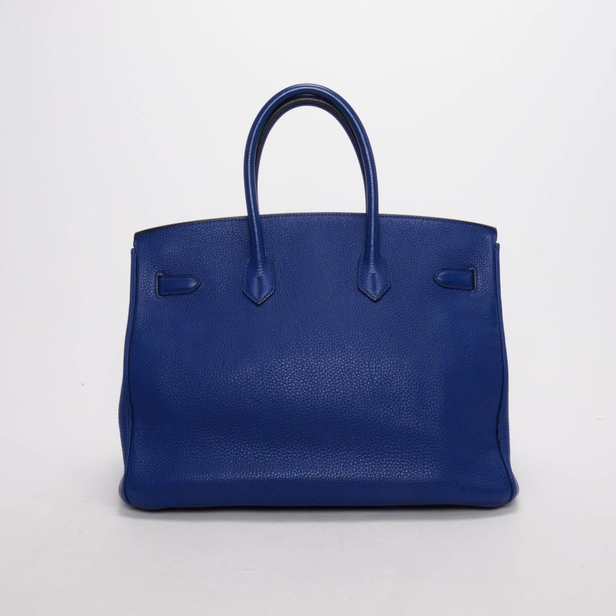 Hermes Bleu Electrique Togo Birkin 35 PHW