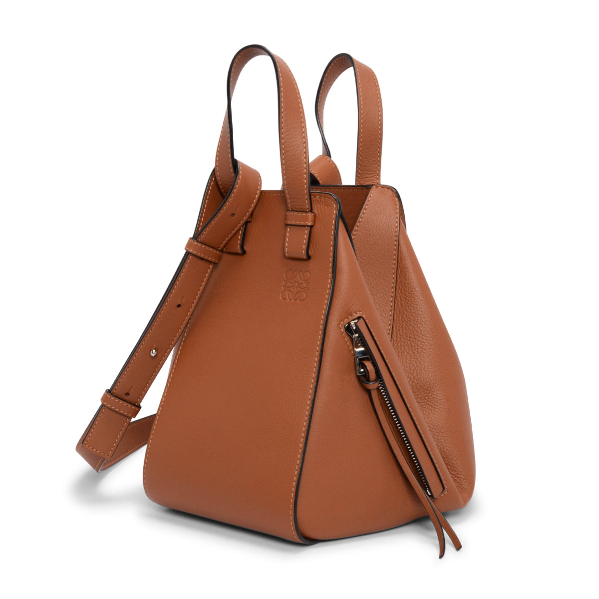 Loewe Tan Calfskin Small Hammock Tote