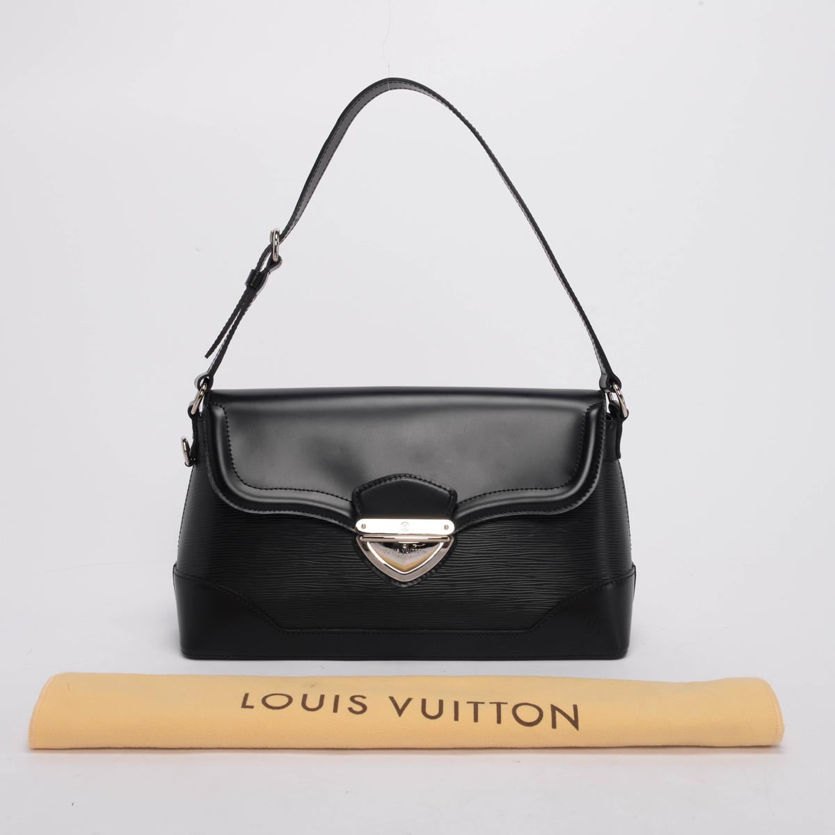 Louis Vuitton Black Epi Leather Bagatelle PM