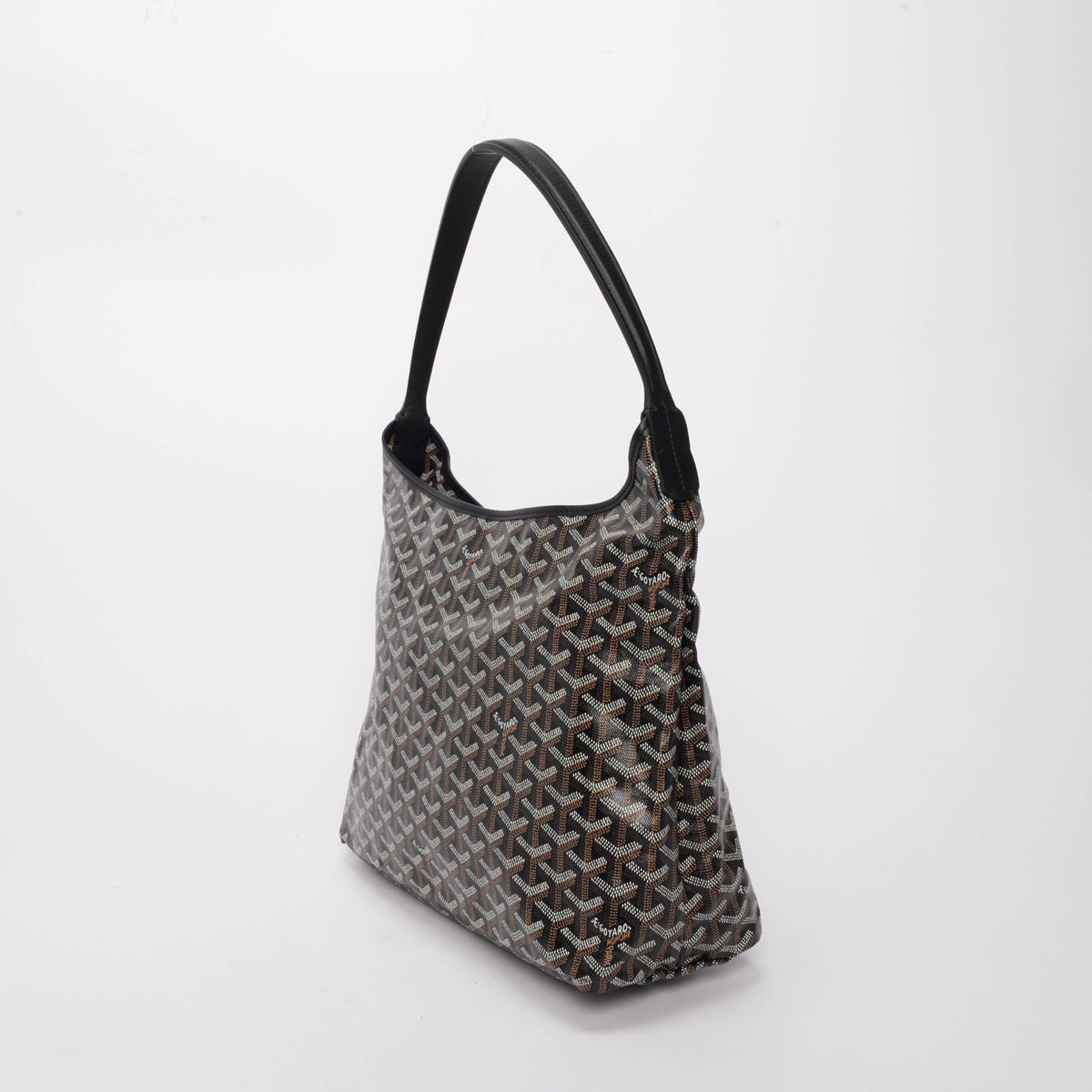 Goyard Black Goyardine Boheme Hobo