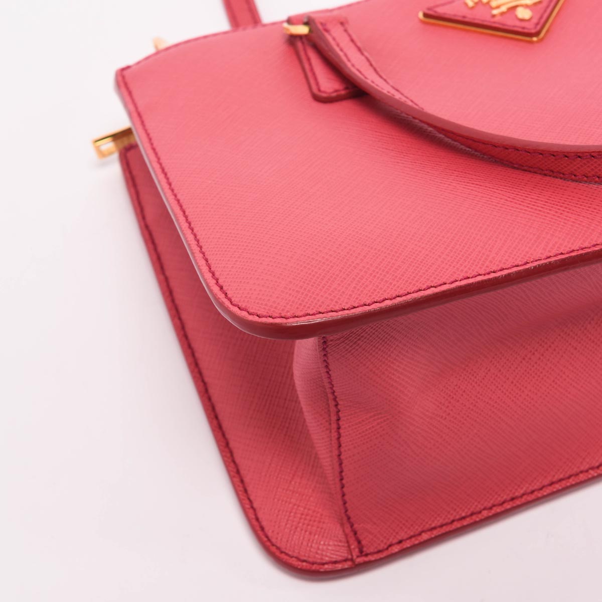 Prada Pink Saffiano Mini Galleria Tote