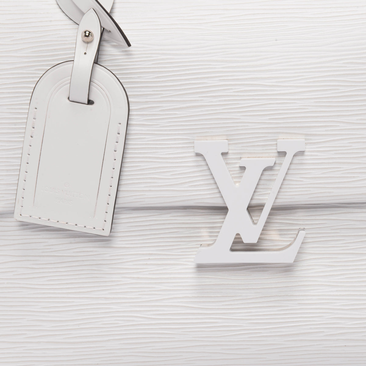 Louis Vuitton White Epi Leather Grenelle PM Bag