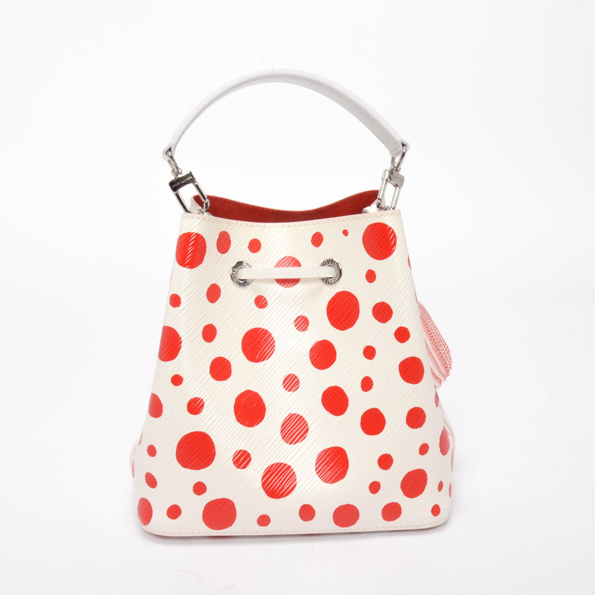 Louis Vuitton x Yayoi Kusama White & Red Epi Neonoe BB