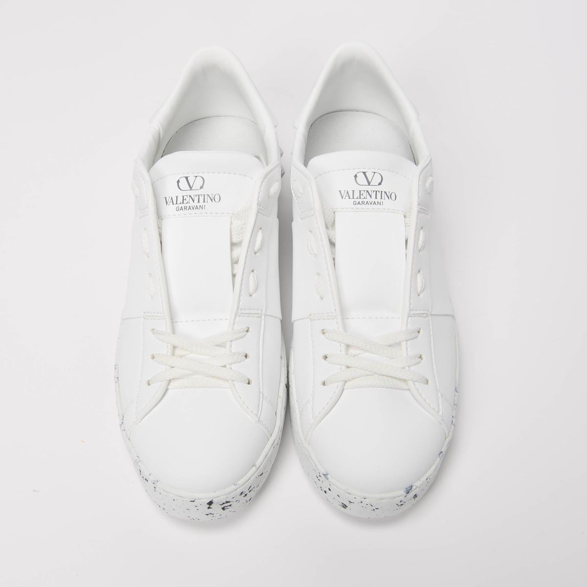 Valentino White Open For Change Sneakers 38