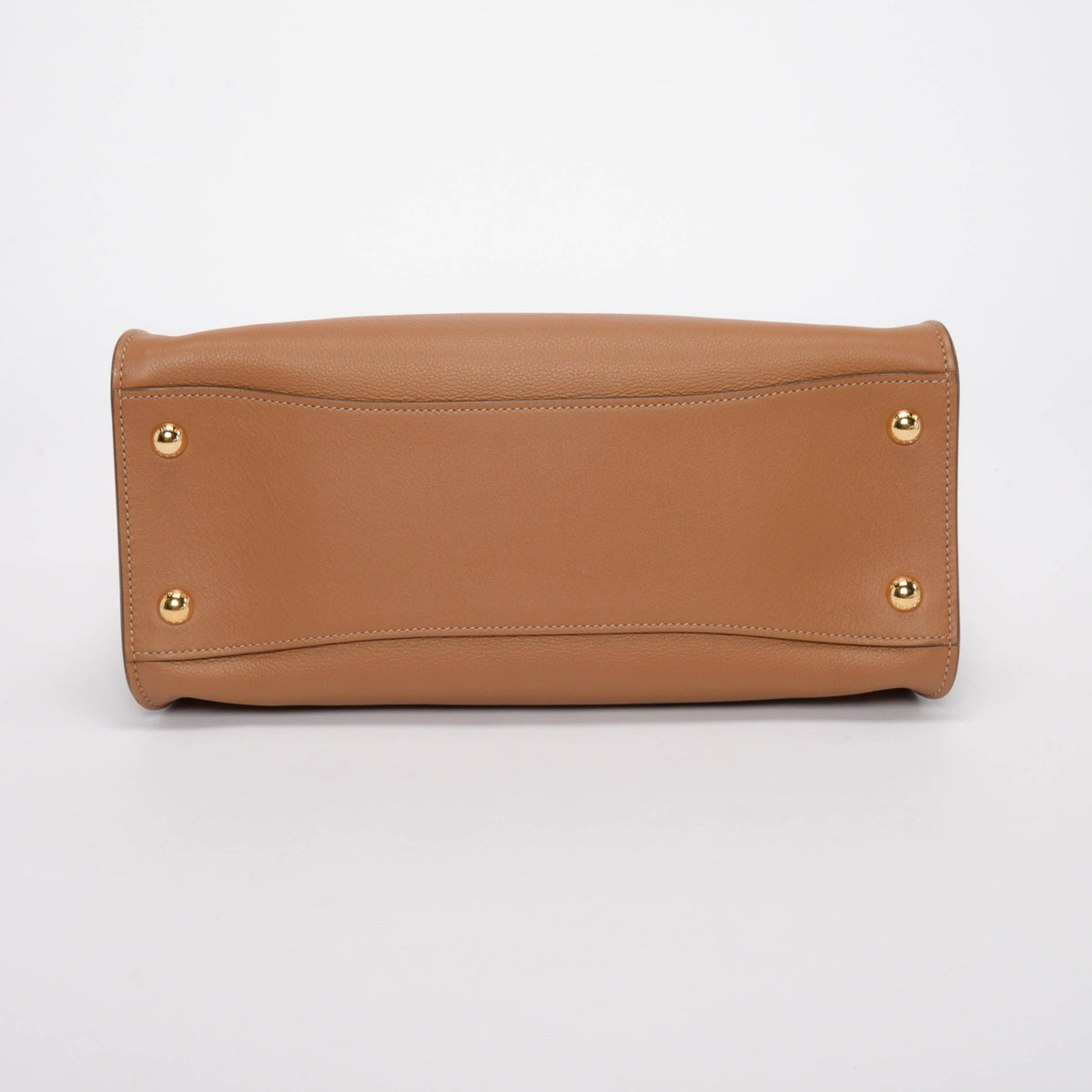 Prada Caramel Grained Leather Medium Tote
