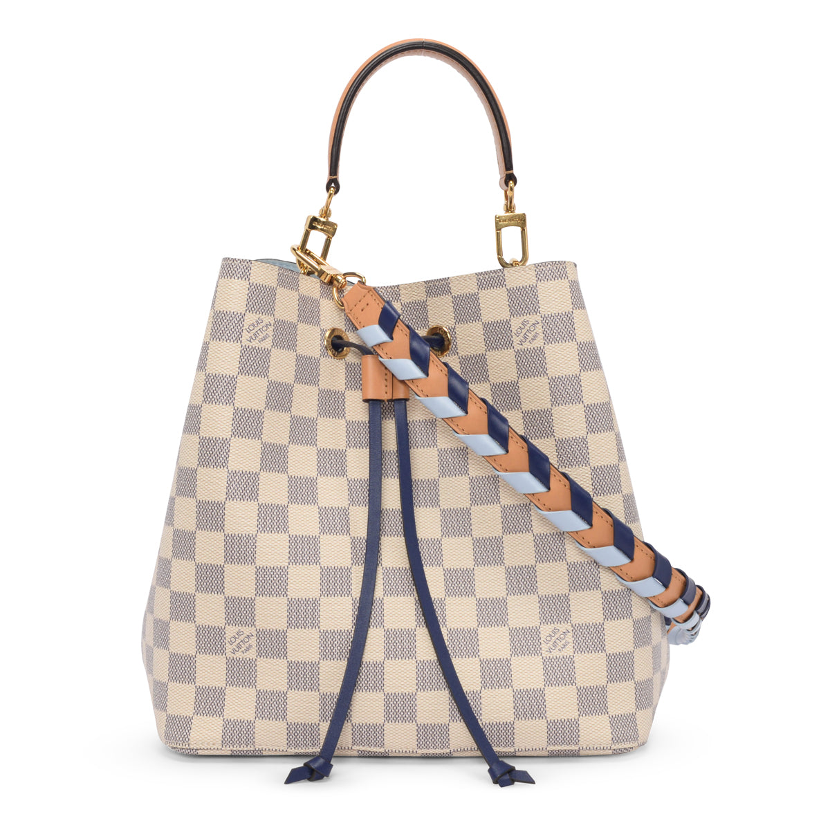 Louis Vuitton Blue Damier Azur Braided NeoNoe MM