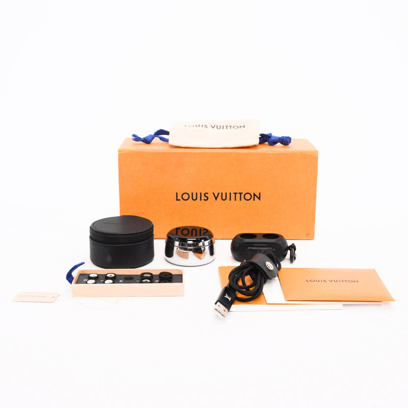 Louis Vuitton Silver Horizon Light Up Earphones - Blue Spinach