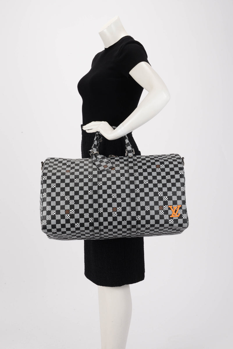 Louis Vuitton Distorted Damier Keepall Bandouliere 50