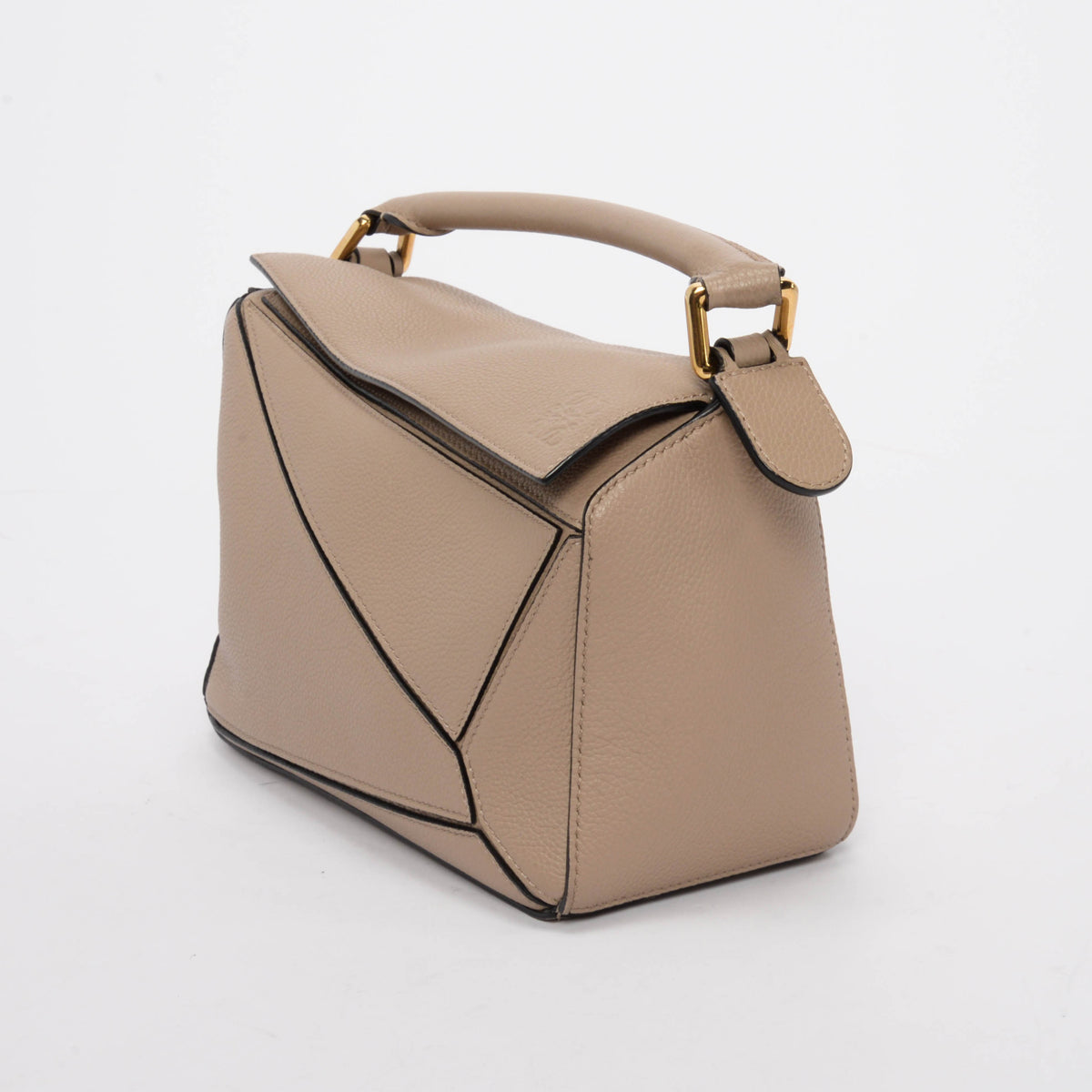 Loewe Sand Grained Calfskin Small Puzzle Bag