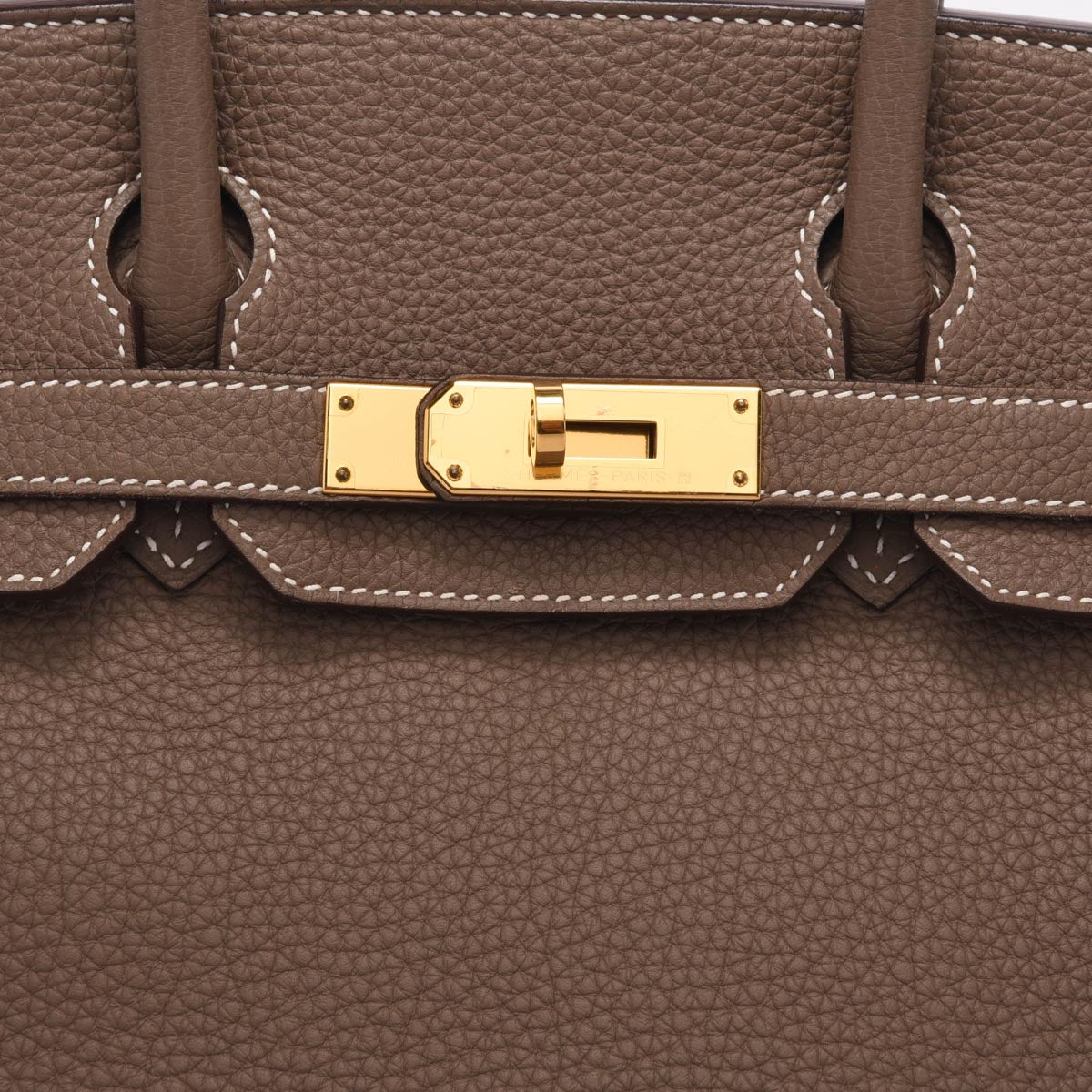 Hermes Etoupe Togo Birkin 30 GHW