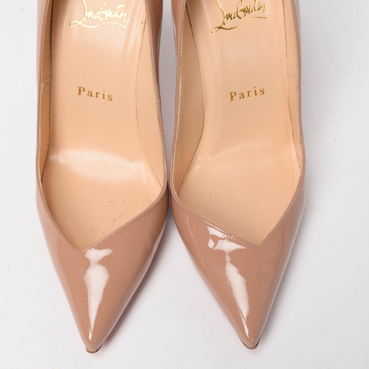 Christian Louboutin Nude Patent Completa Pumps 36