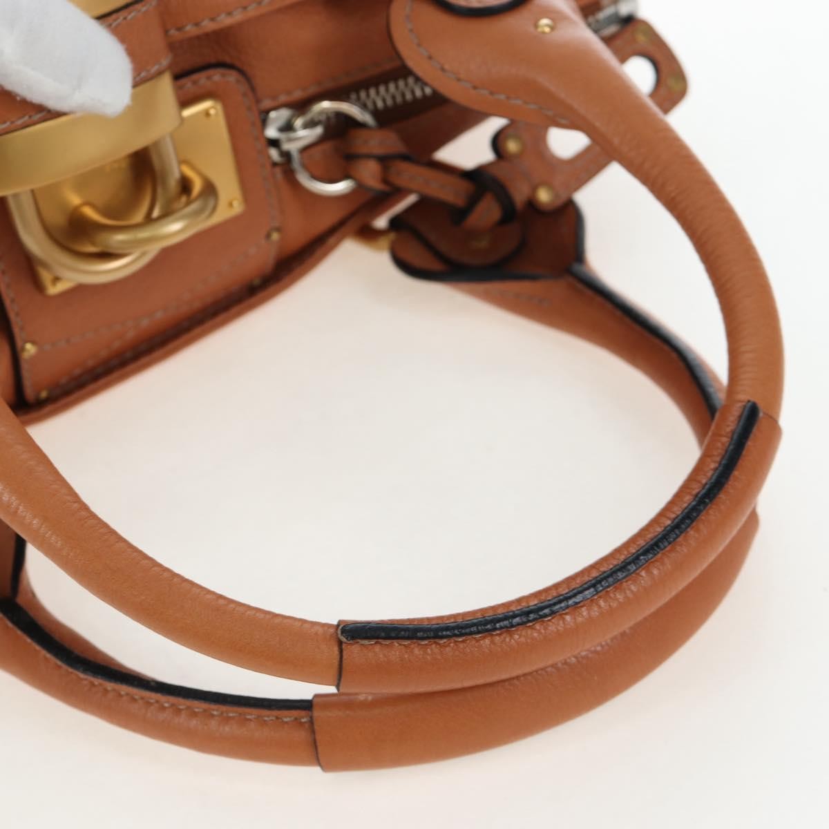Chloe Cognac Leather Medium Paddington Bag