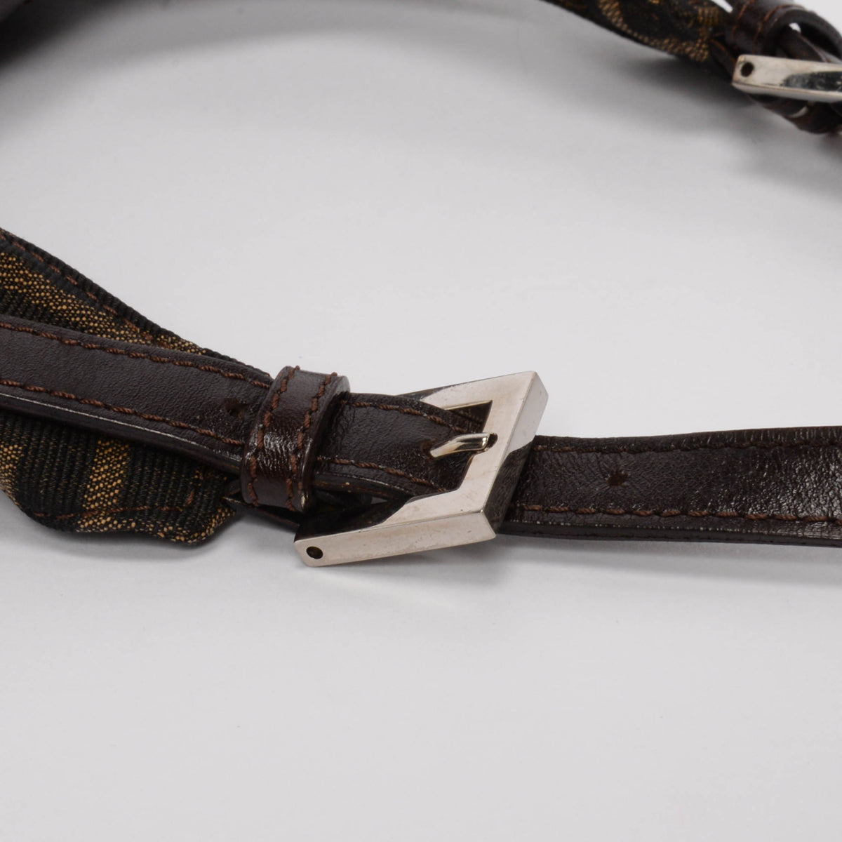 Fendi Tobacco Zucca Hobo Bag