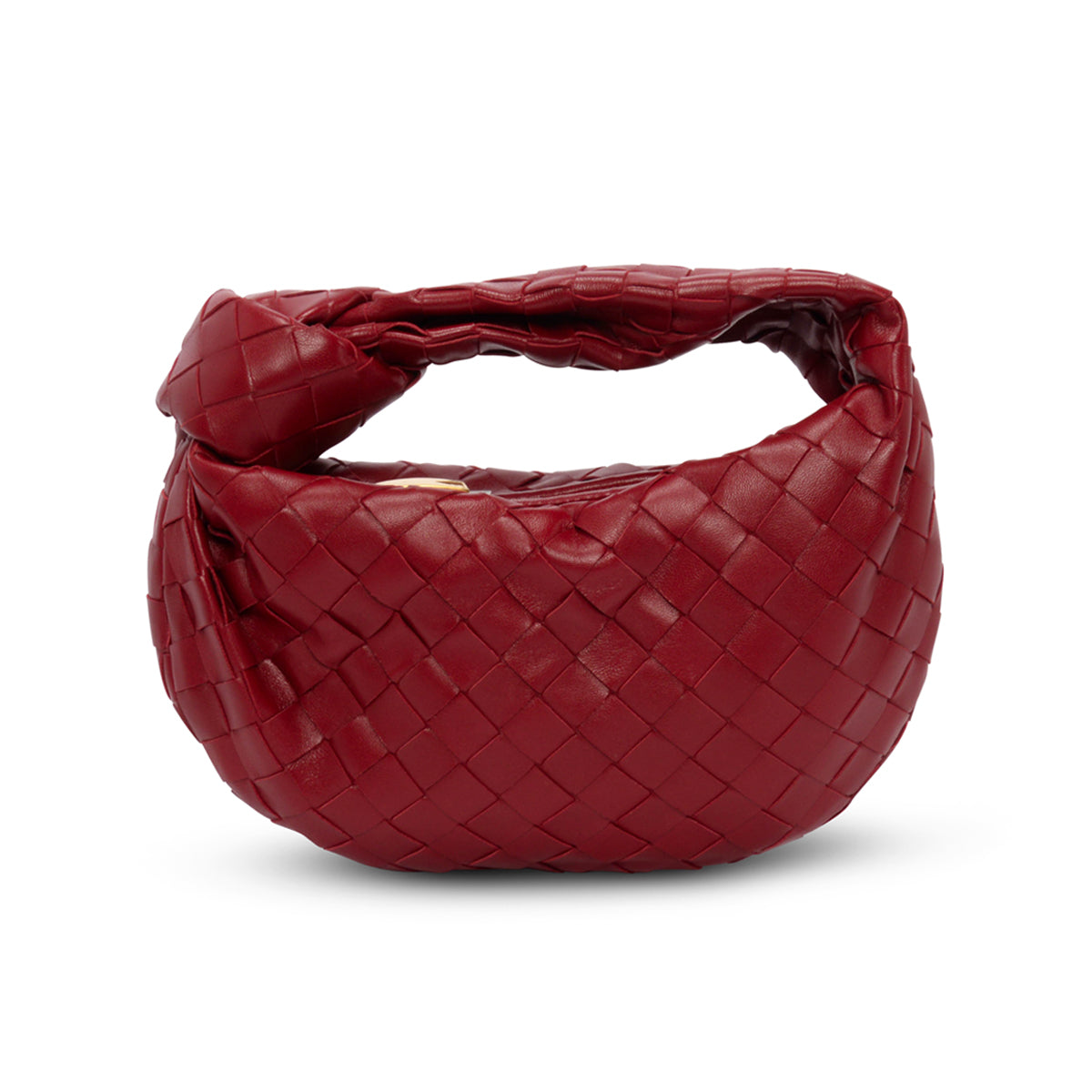 Bottega Veneta Red Intrecciato Mini Jodie Bag