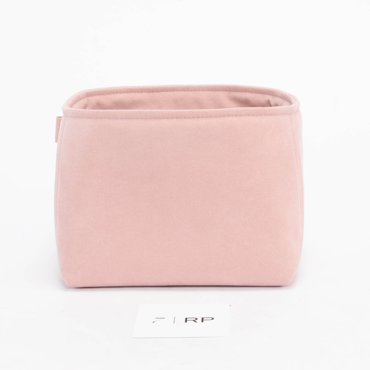 7 Rue Paradis Blush Alcantara Picotin 18 Bag Insert