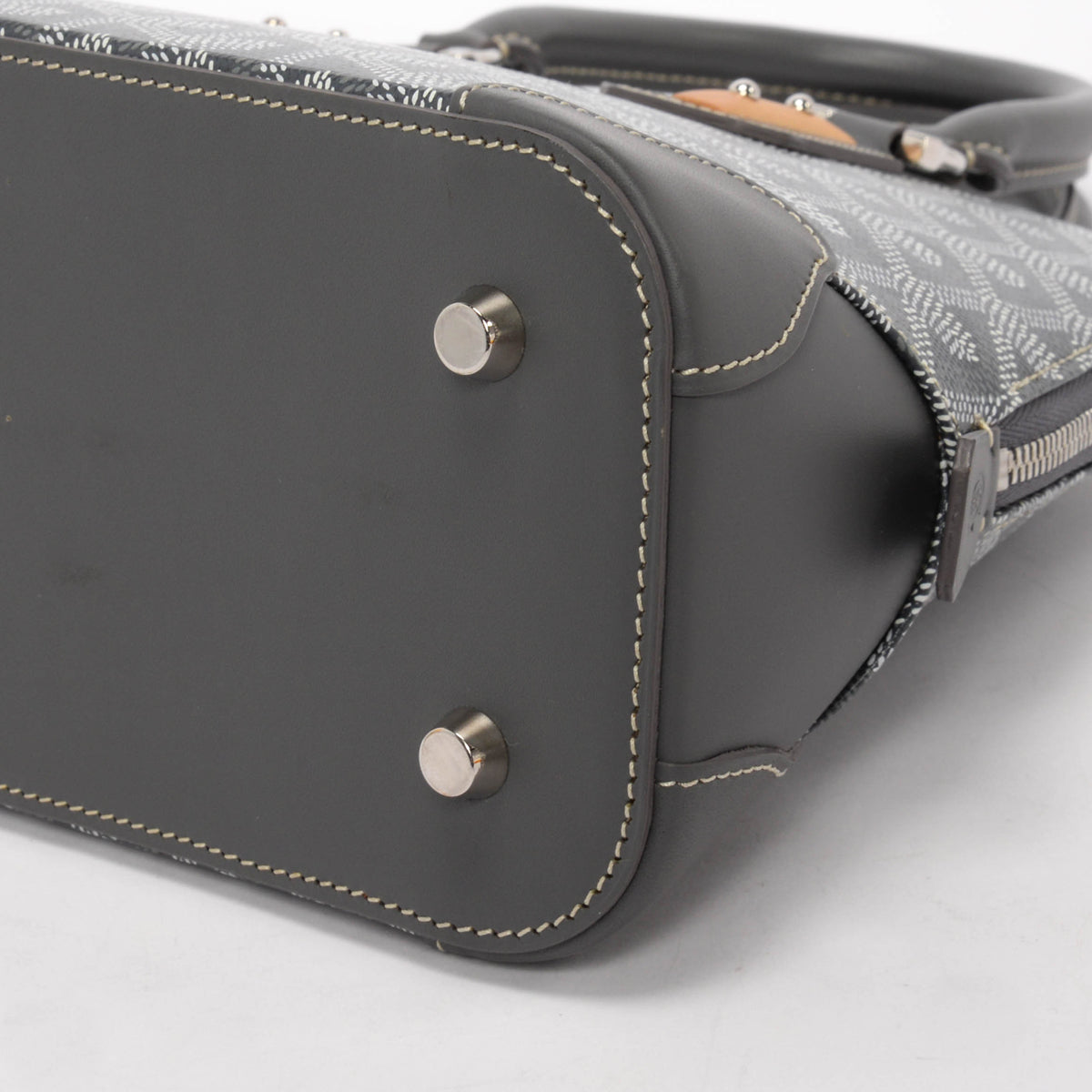 Goyard Gris Goyardine Mini Vendome Bag