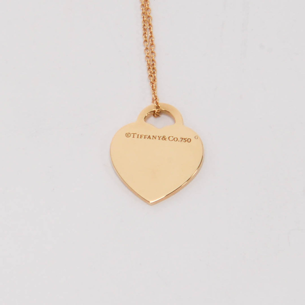 Tiffany & Co 18k Yellow Gold Return to Tiffany Heart Necklace