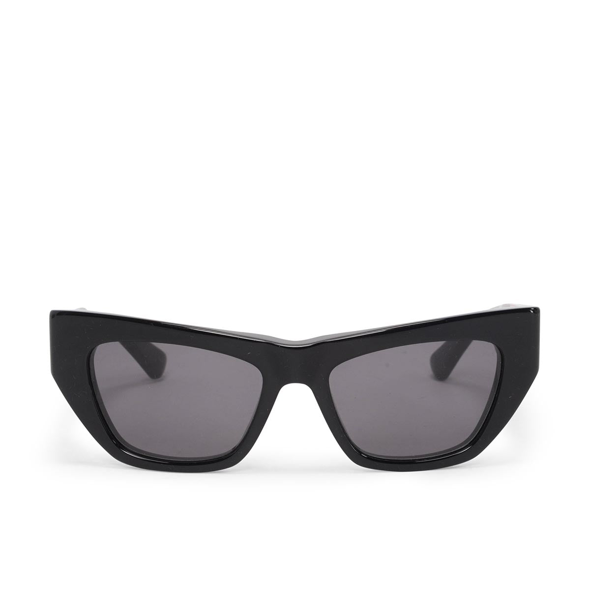 Bottega Veneta Black Angle Cat Eye Sunglasses