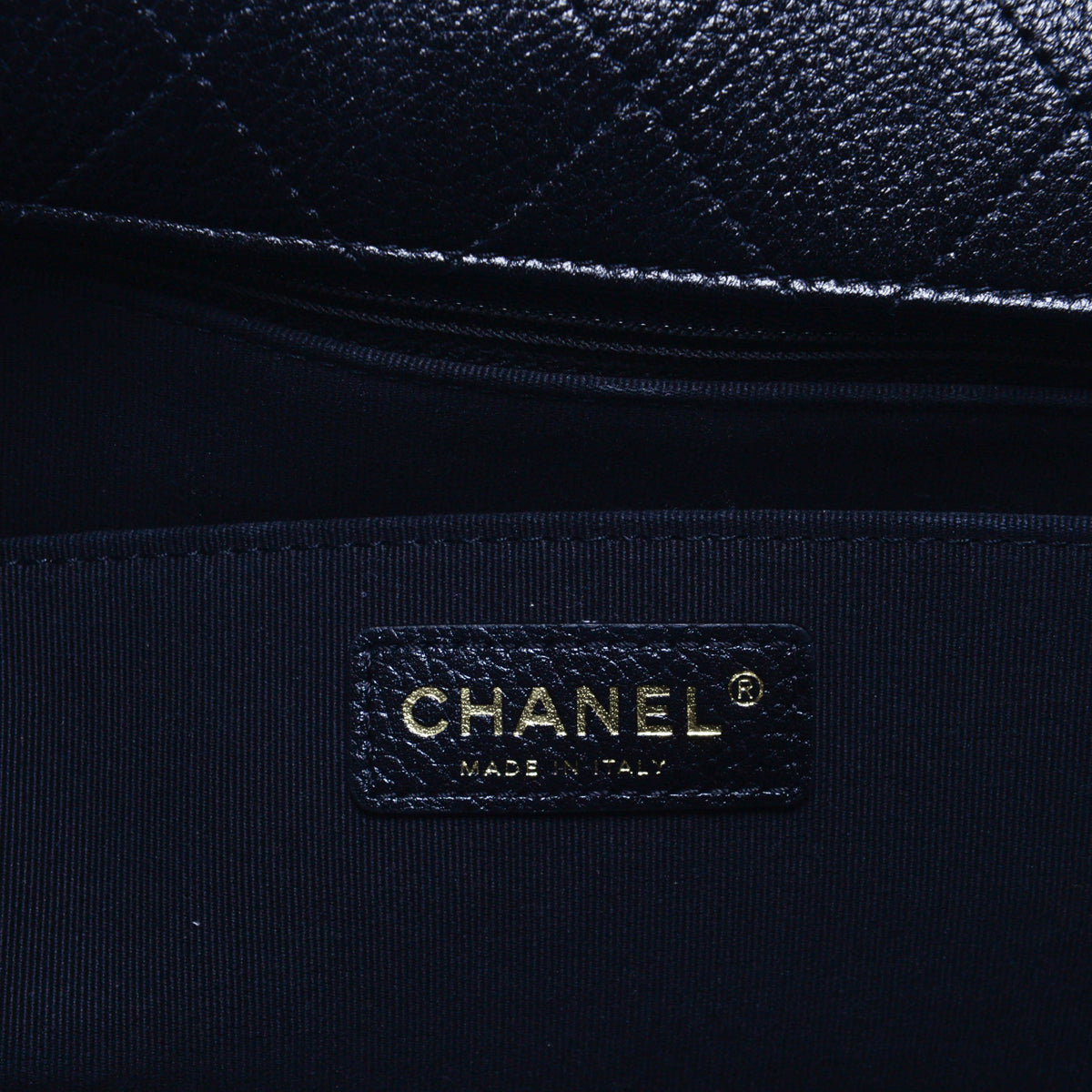 Chanel Black Quilted Caviar Small XXL Travel Flap Bag