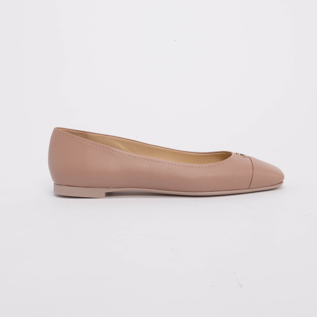 Jimmy Choo Ballet Pink Leather Gisela Flats 36