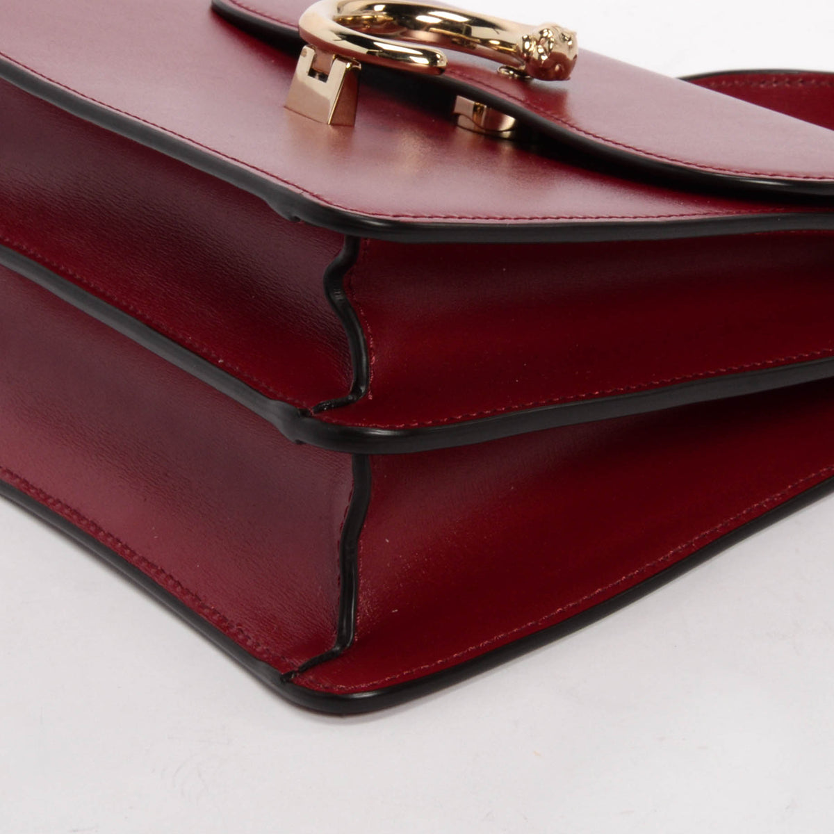 Cartier Cherry Red Calfskin Panthere C Mini Bag