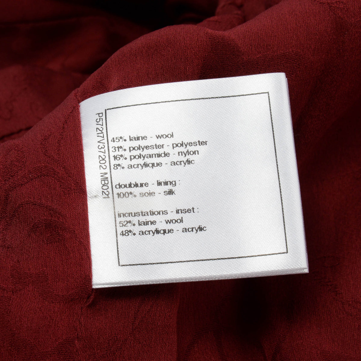 Chanel Red & Orange Fantasy Tweed Jacket FR 40