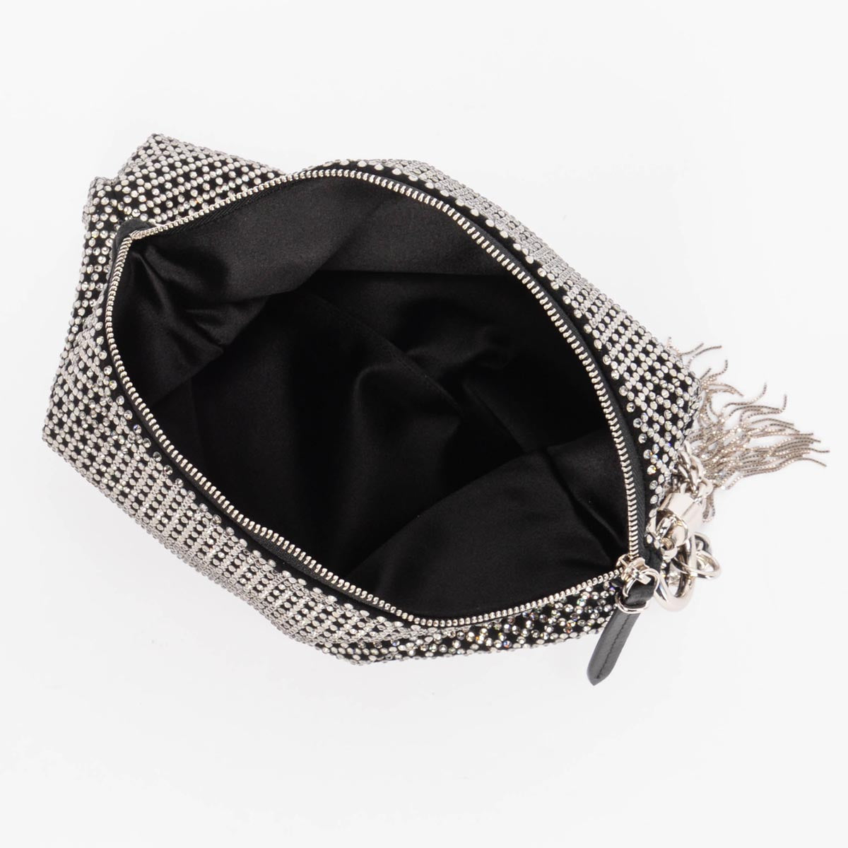 Jimmy Choo Black Crystal Embellished Callie Clutch Bag
