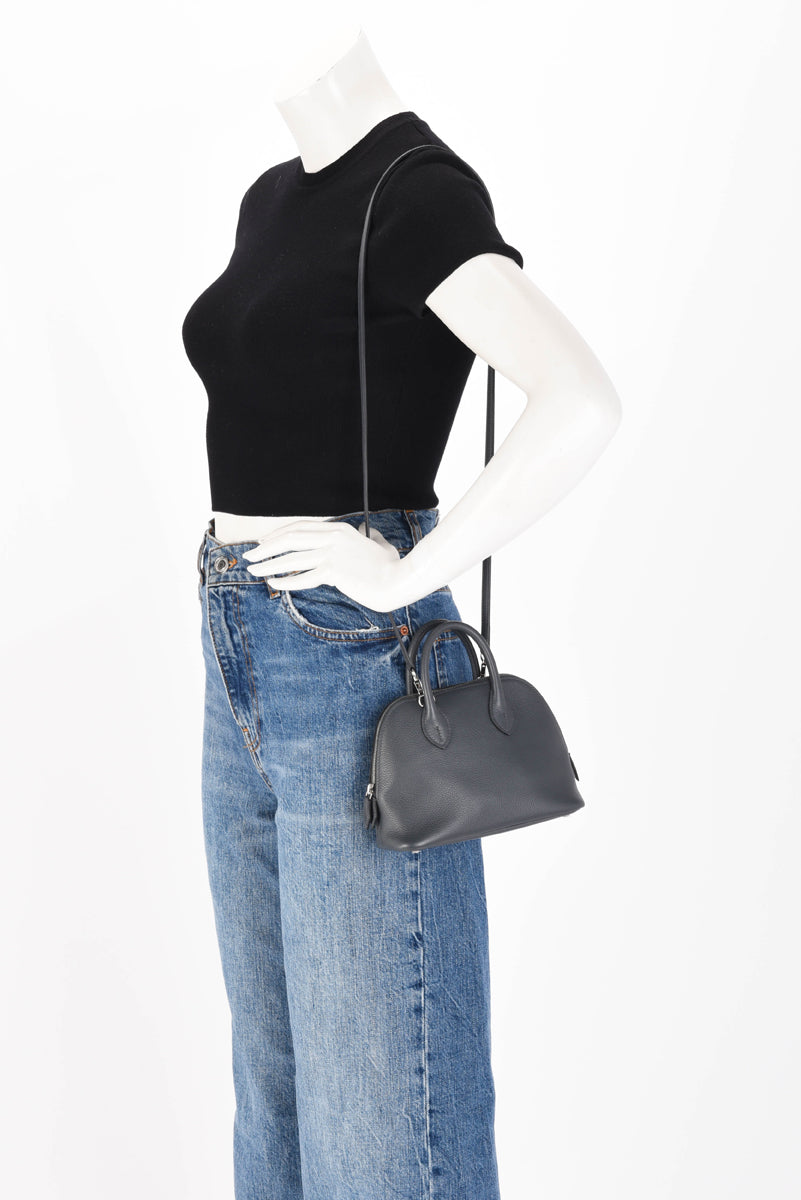 Hermes Gris Misty Evercolor Bolide 1923 Mini Bag