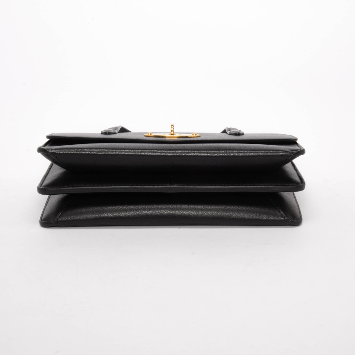 Mulberry Black Calfskin Small Darley Top Handle Bag