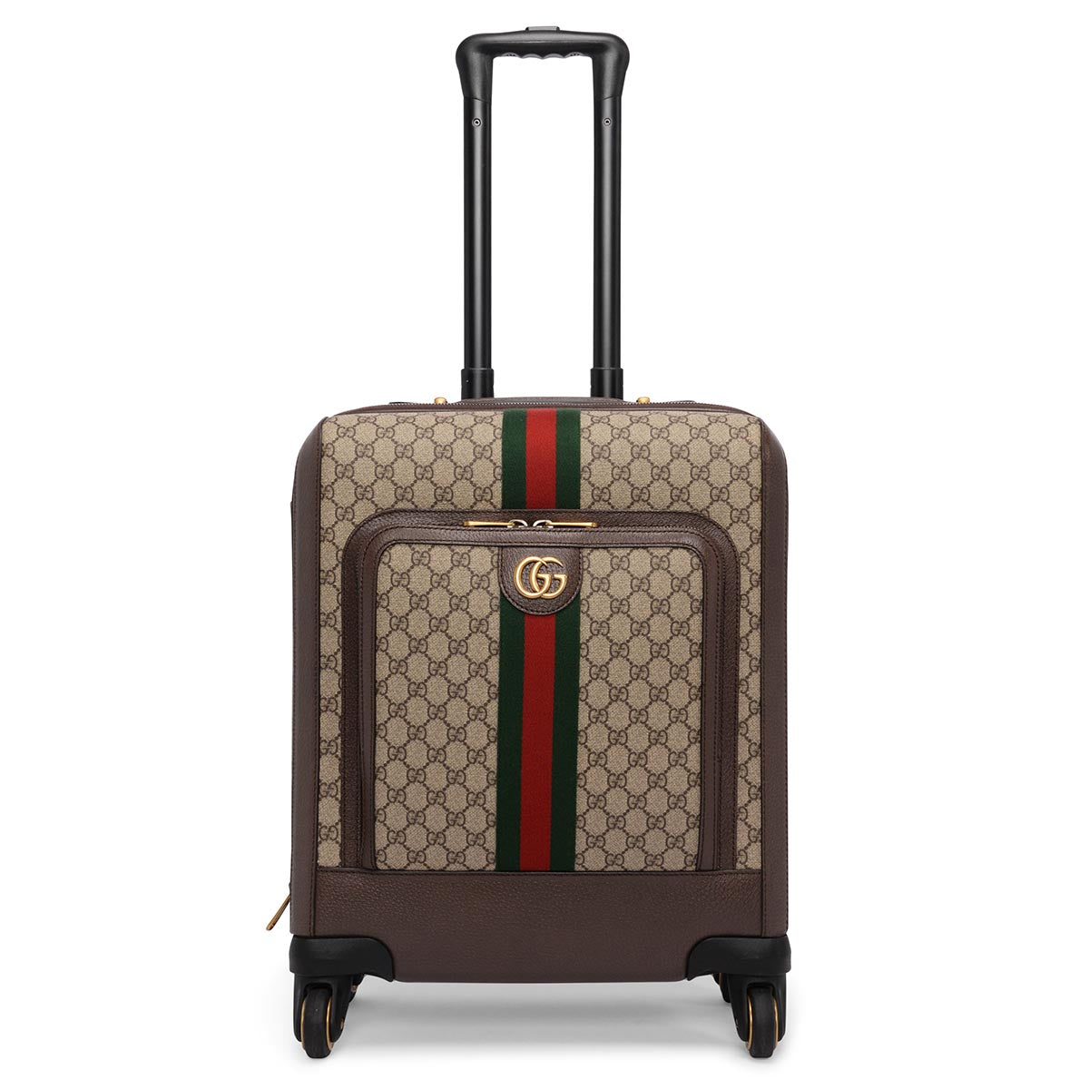 Gucci Beige GG Supreme Small Savoy Cabin Trolley