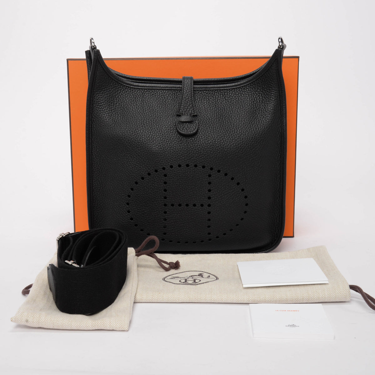 Hermes Black Clemence Evelyne III 29