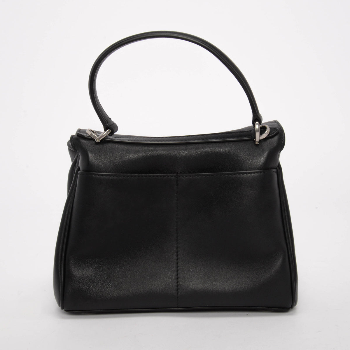 Balenciaga Black Calfskin Mini Rodeo Bag