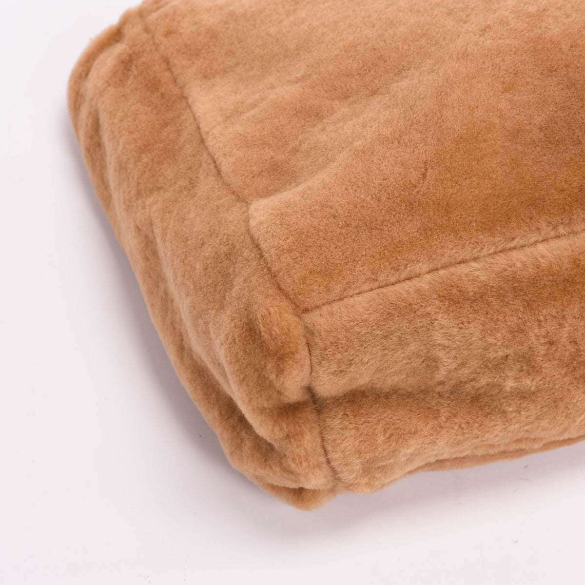 Fendi Caramel Faux Fur FF Tote