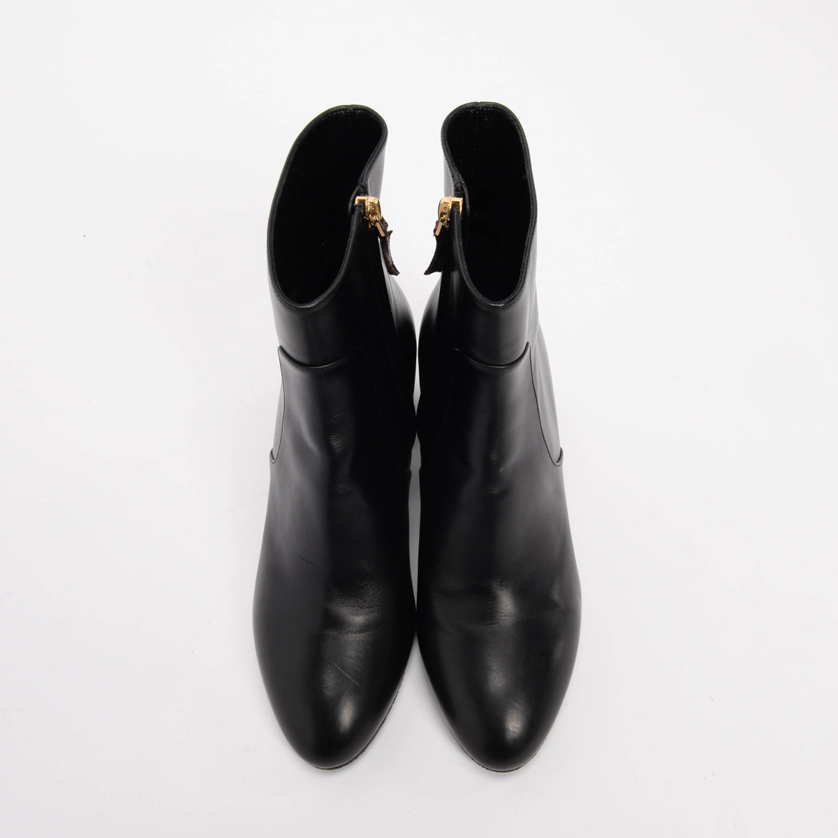 Louis Vuitton Black Calfskin Bliss Ankle Boots 39