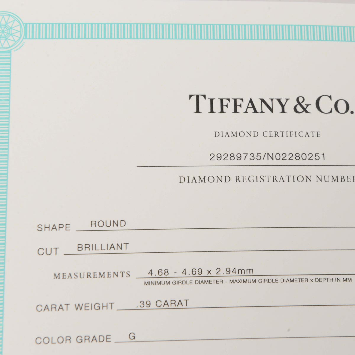 Tiffany & Co Platinum & Diamond Pendant Necklace