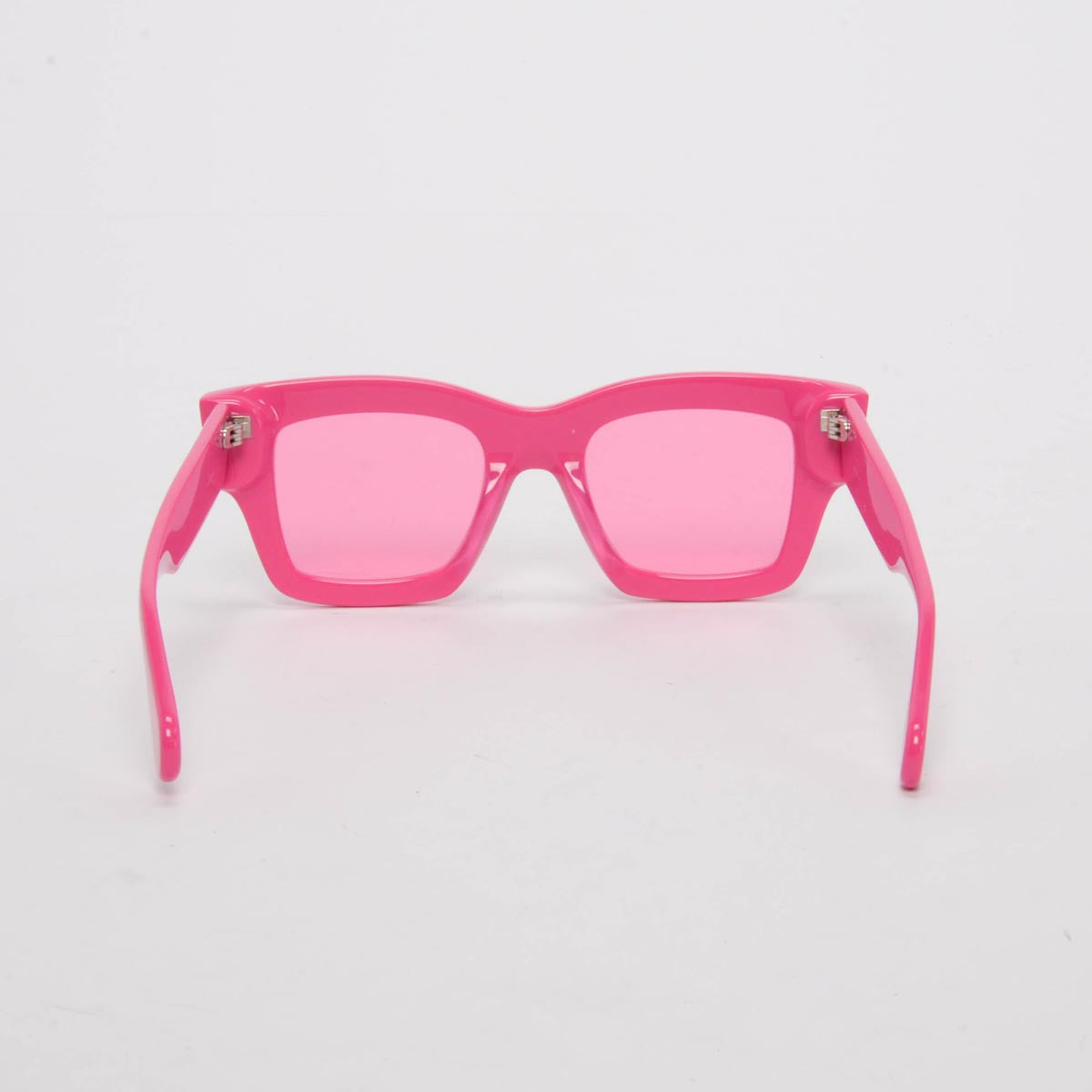 Jacquemus Pink Rectangle Frame Sunglasses