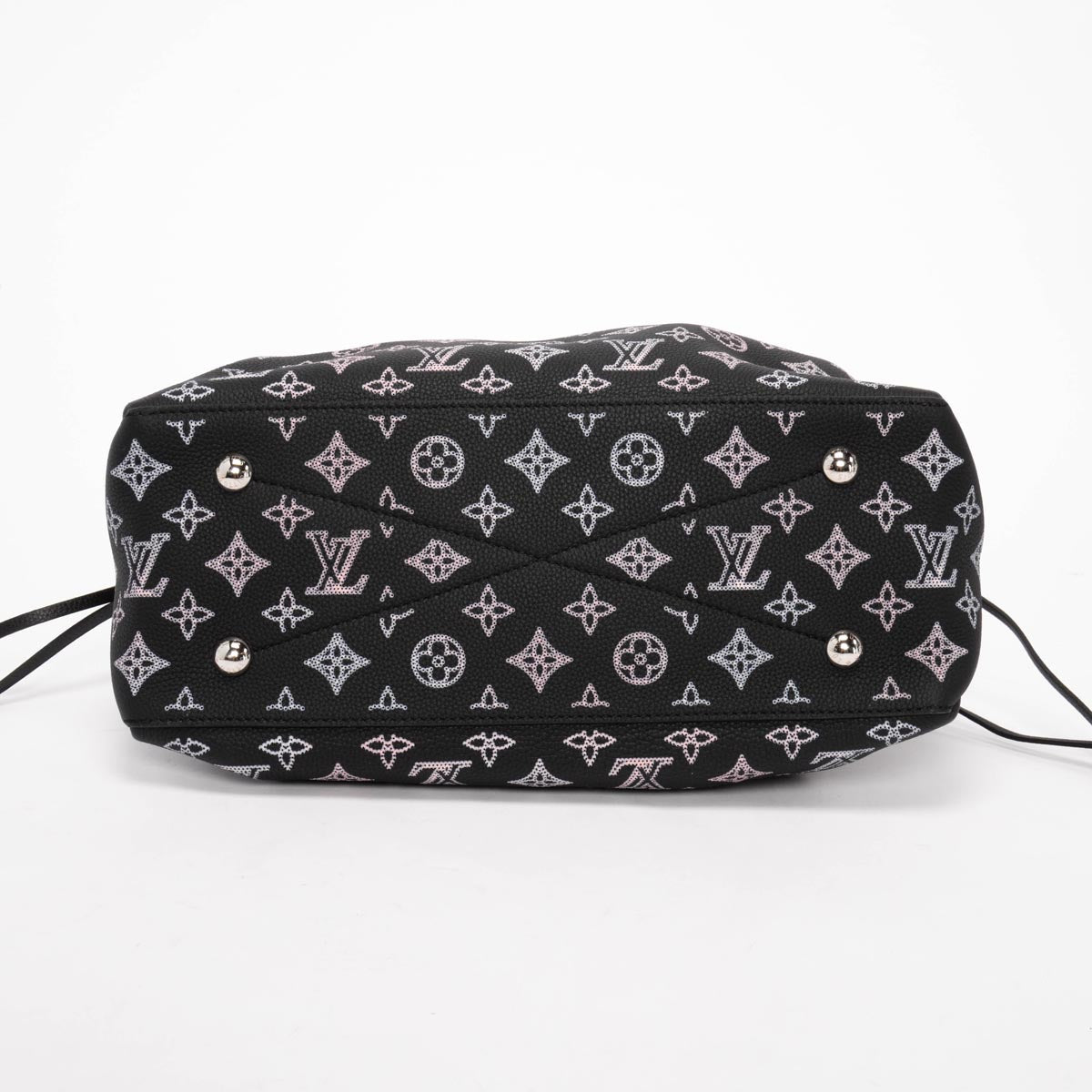 Louis Vuitton Black Mahina Flight Mode Bella Tote